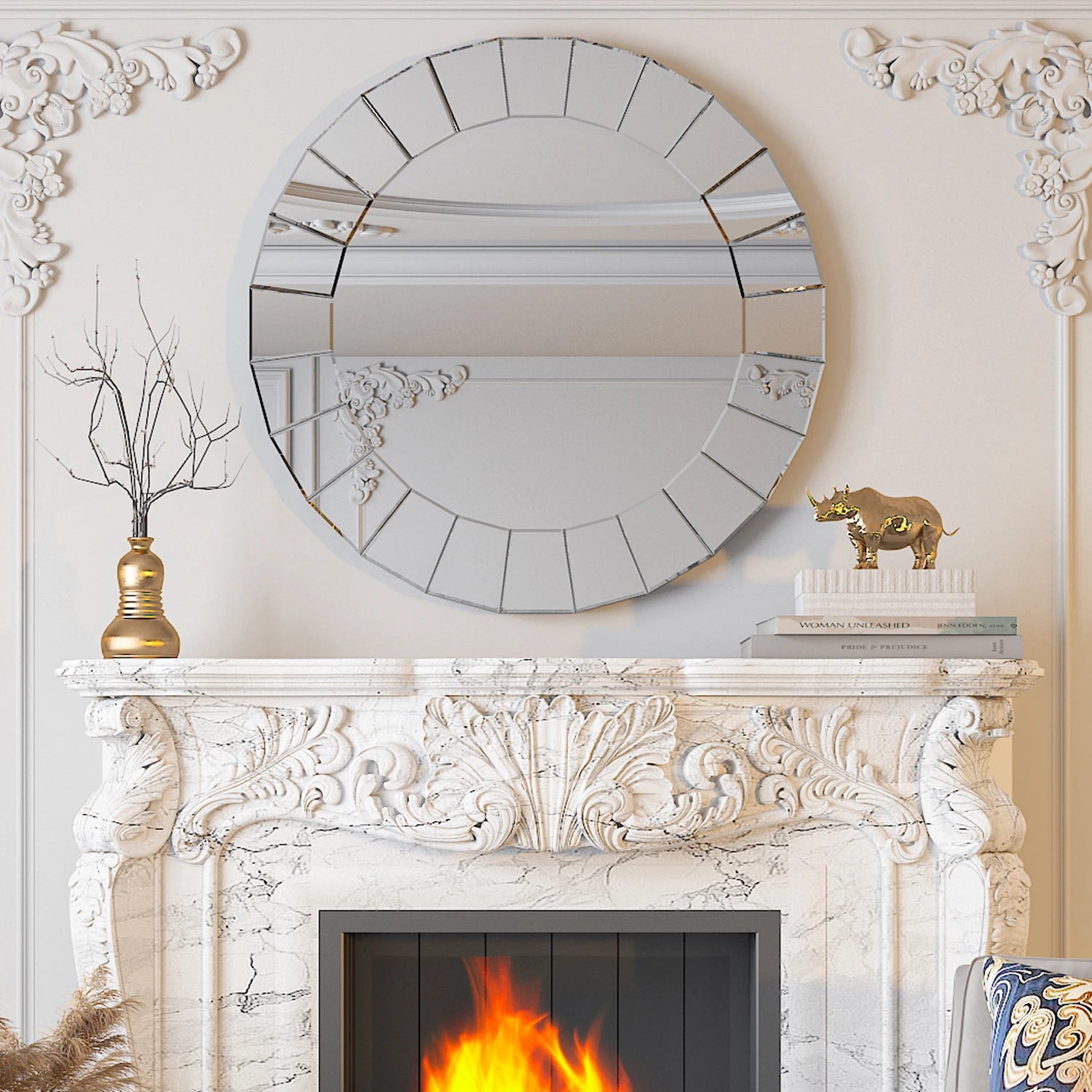 Miroir Mosaïque Rond