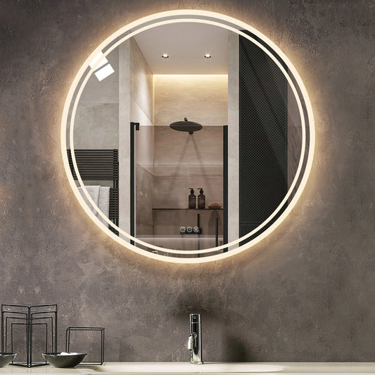 Miroir Rond Salle de Bain Lumineux