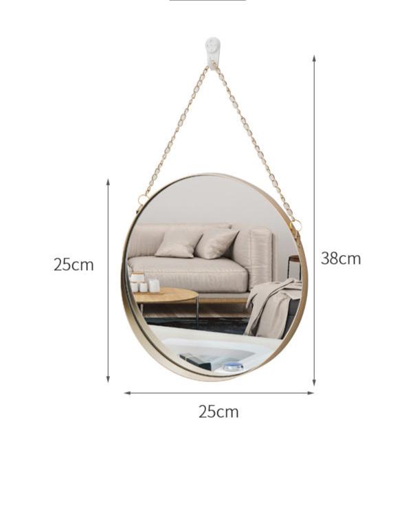Miroir Rond Suspendu dimension