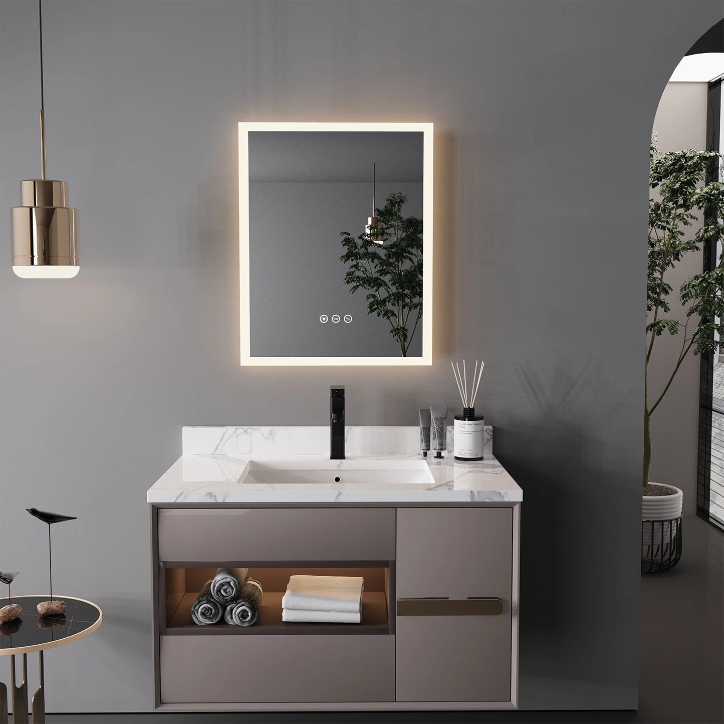 Miroir Salle De Bain Lumineu