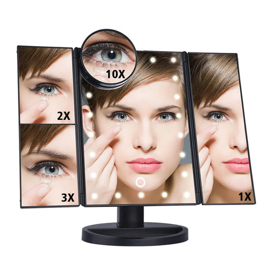 Miroir de Maquillage LED Grossissant
