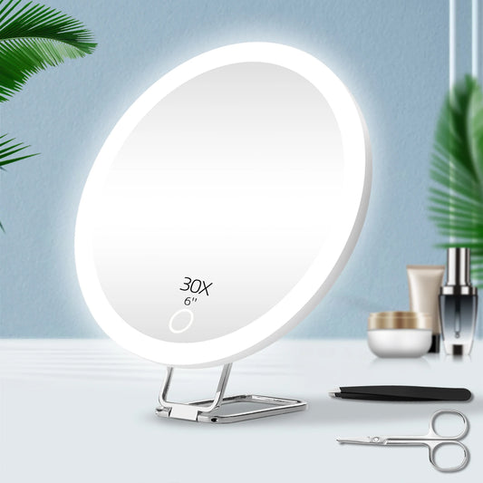 Miroir grossissant x30 blanc