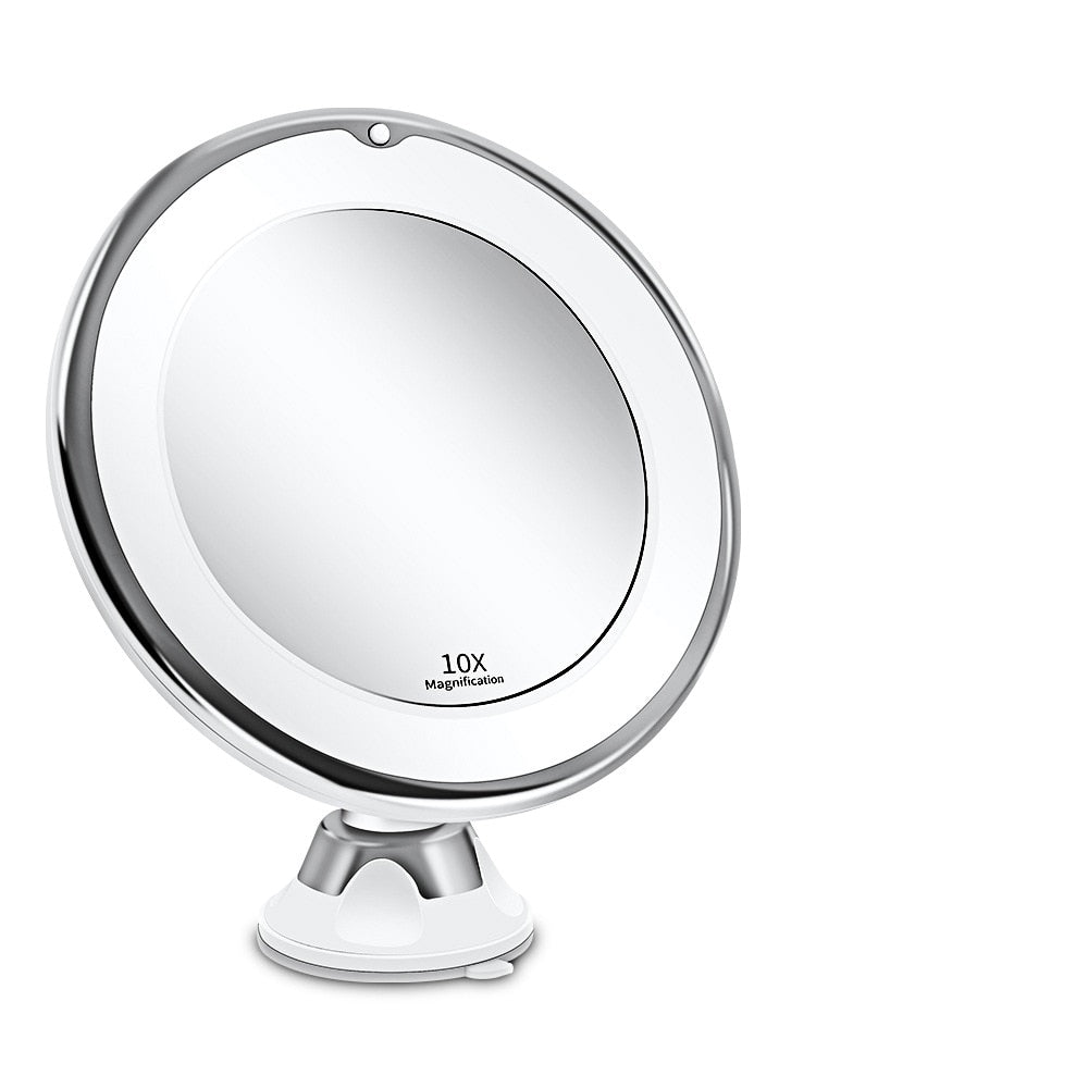 Miroir de Maquillage LED Ventouse