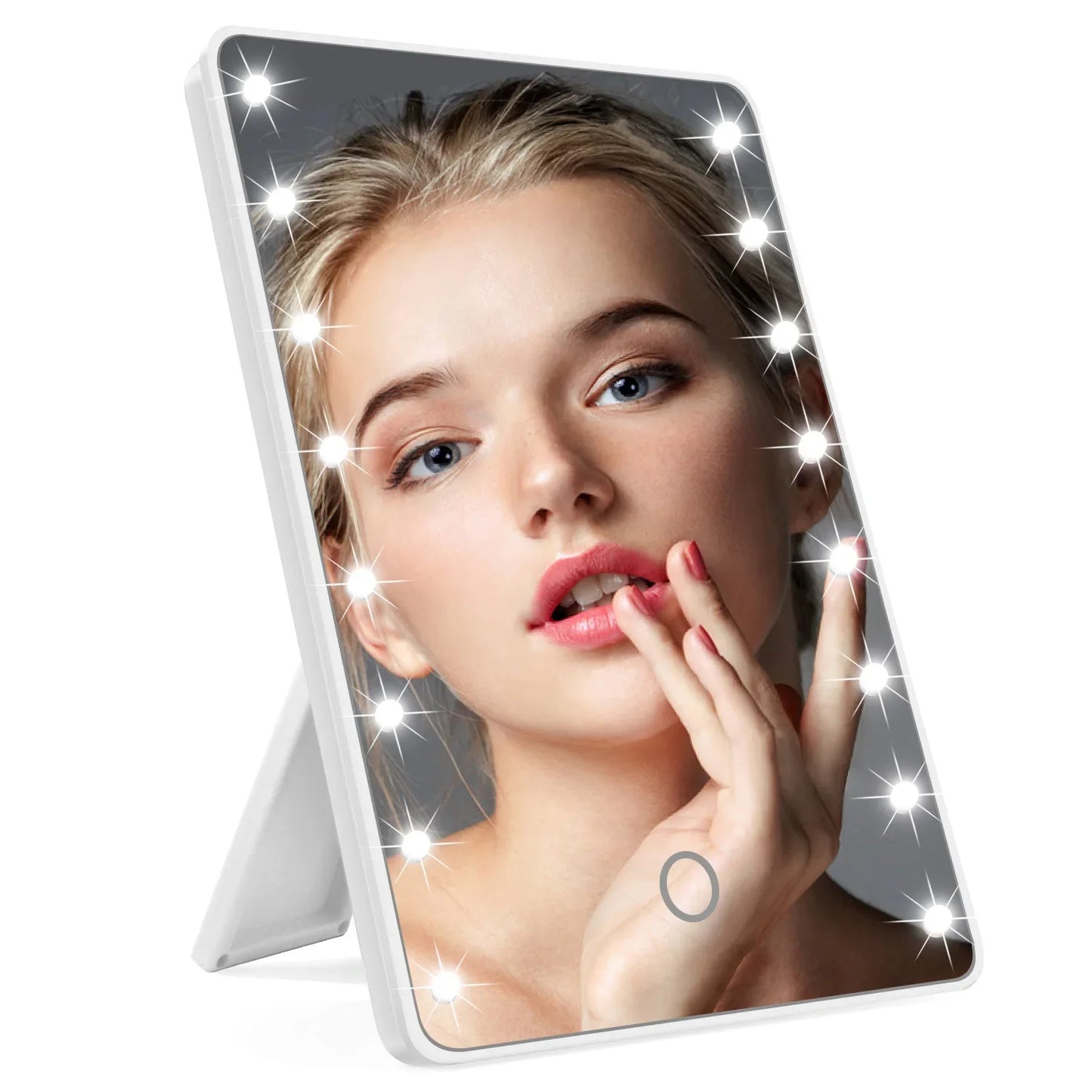 Miroir de maquillage avec LED