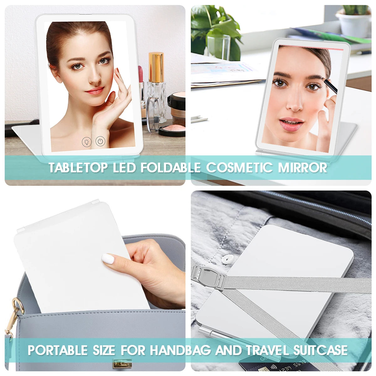 Miroir pour maquillage LED