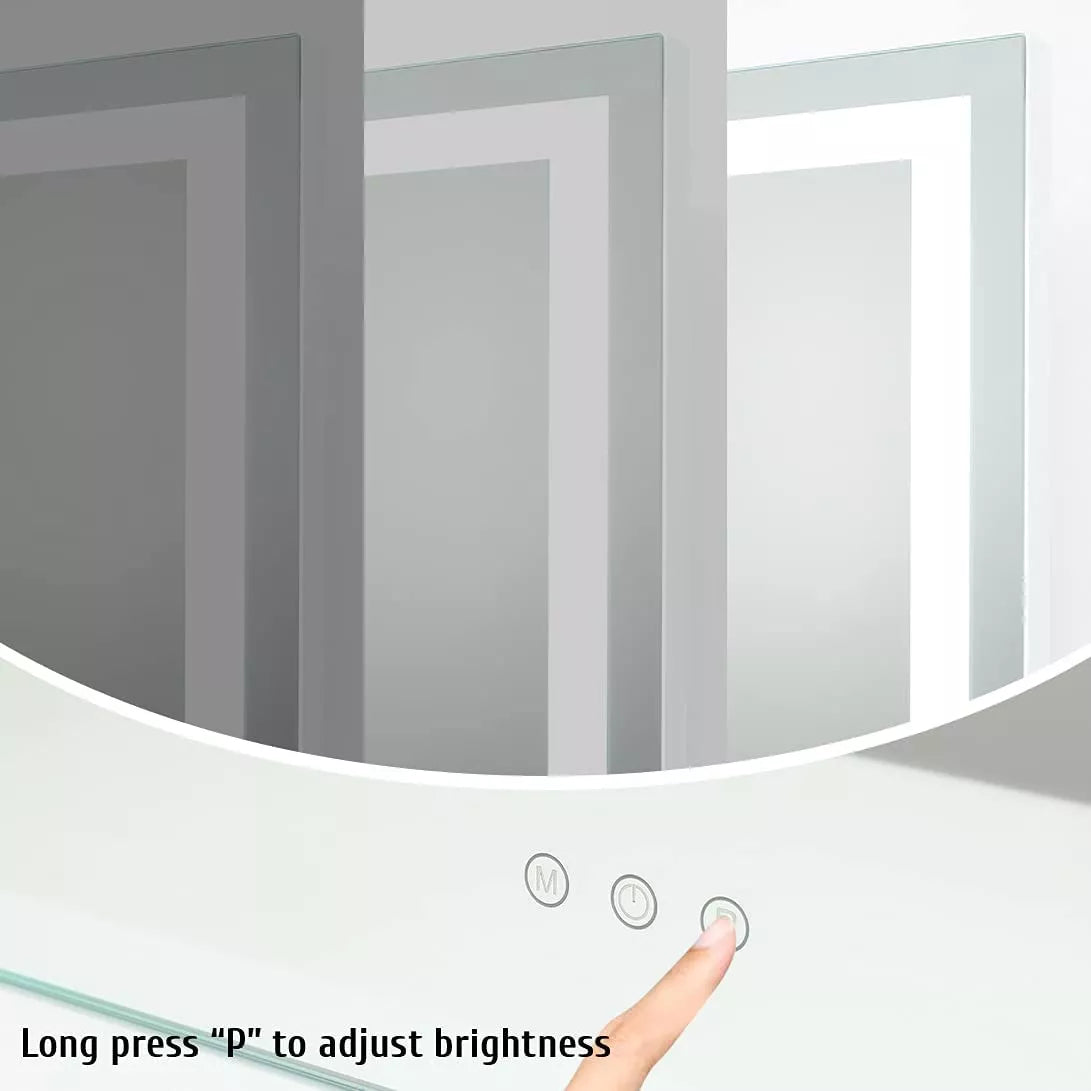 Miroir LED Rond sur Pied