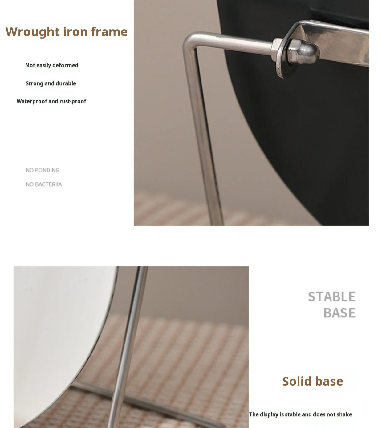 Miroir de maquillage sur pied