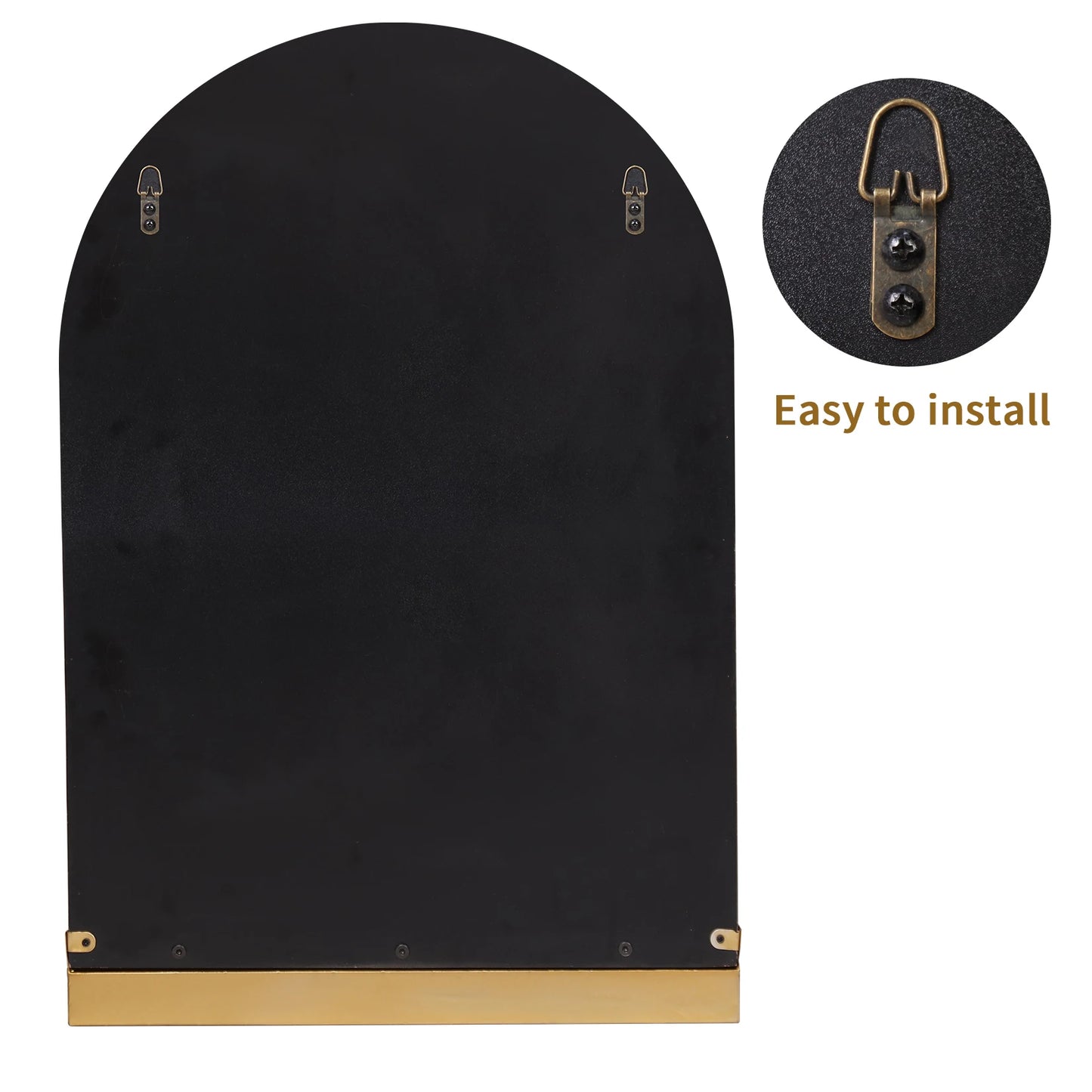 miroir double attache