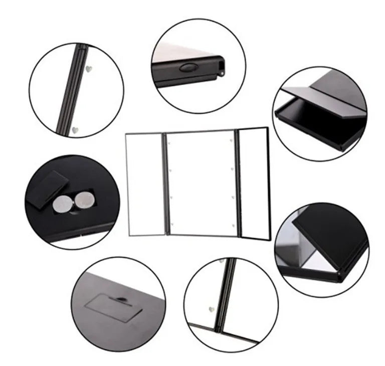 miroir pliable detail