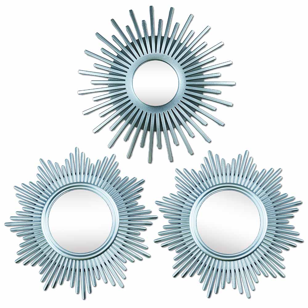 Petit Miroir Soleil Argenté 1