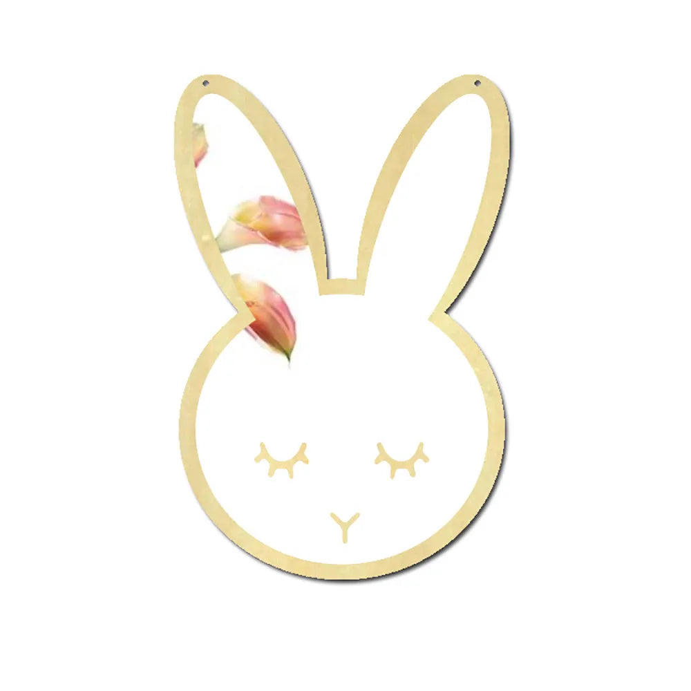 miroir lapin contour