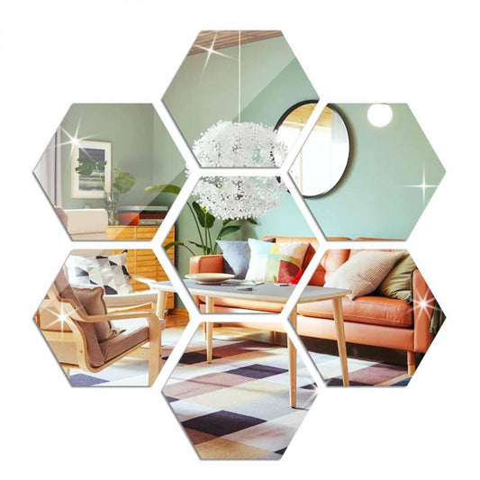 Miroir Adhésif Hexagone